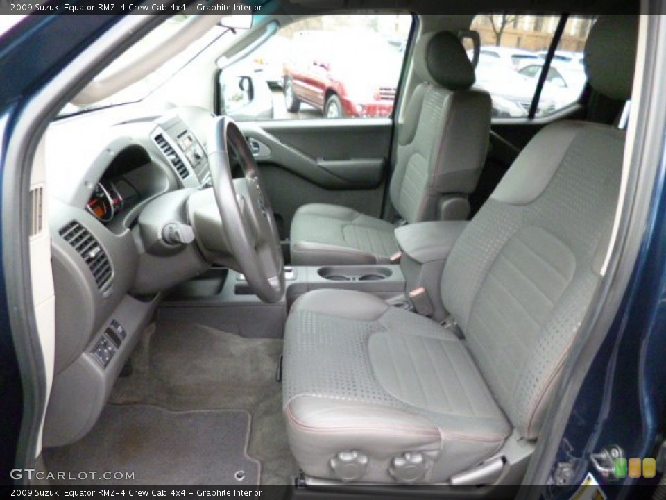 Graphite Interior Photo for the 2009 Suzuki Equator RMZ-4 Crew Cab 4x4 #78972524