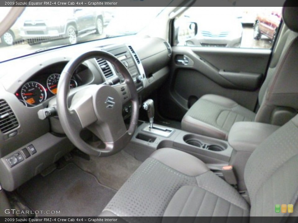 Graphite 2009 Suzuki Equator Interiors