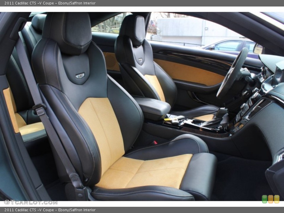 Ebony/Saffron Interior Photo for the 2011 Cadillac CTS -V Coupe #78973837