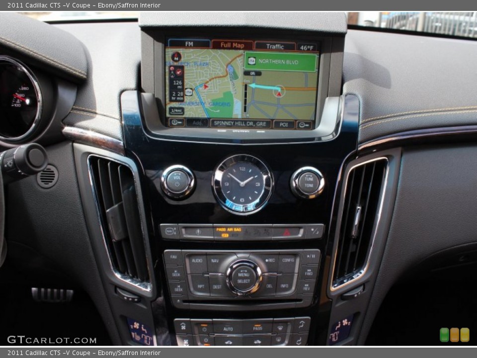 Ebony/Saffron Interior Controls for the 2011 Cadillac CTS -V Coupe #78973915