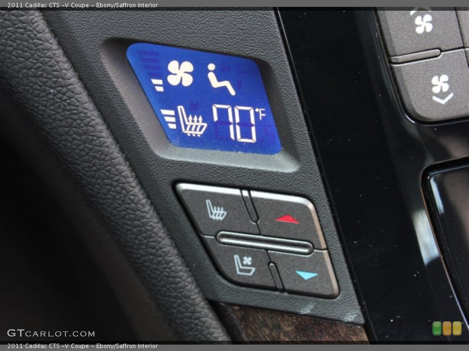 Ebony/Saffron Interior Controls for the 2011 Cadillac CTS -V Coupe #78973939