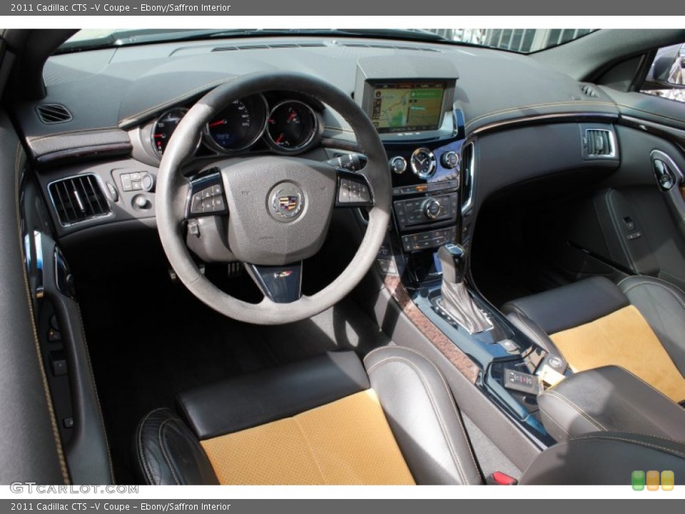 Ebony/Saffron Interior Prime Interior for the 2011 Cadillac CTS -V Coupe #78974023