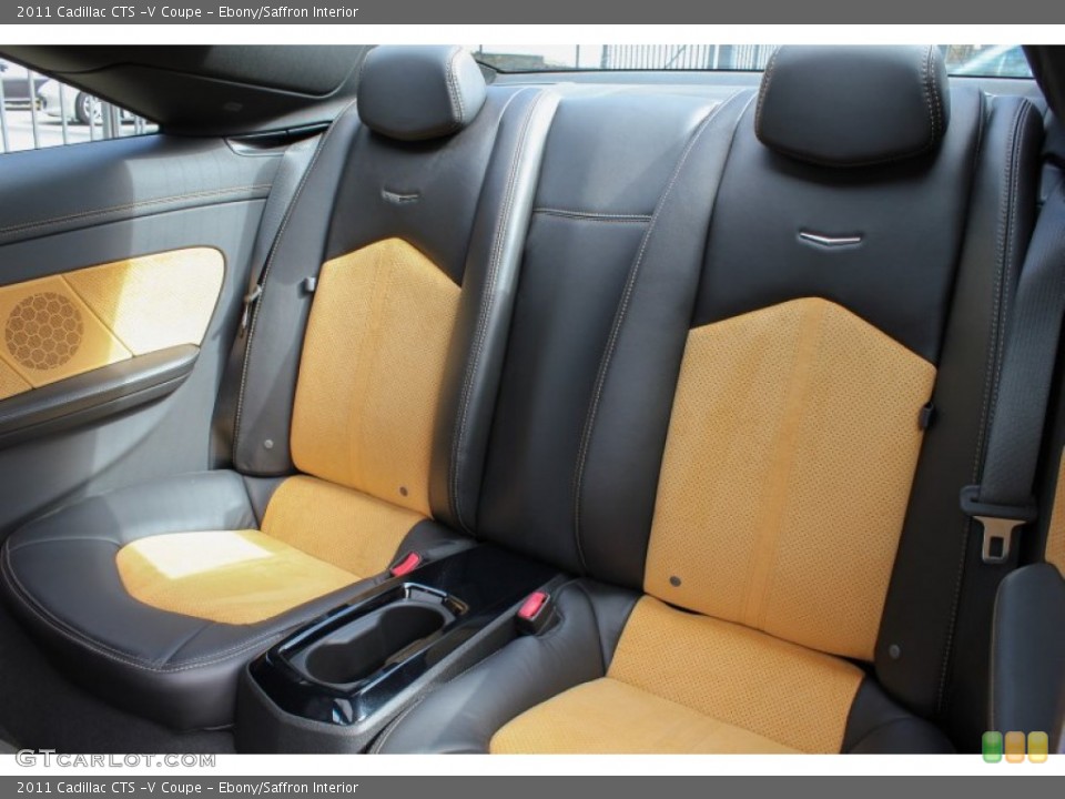 Ebony/Saffron Interior Rear Seat for the 2011 Cadillac CTS -V Coupe #78974038