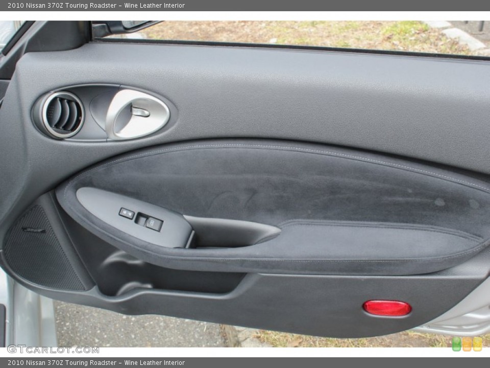 Wine Leather Interior Door Panel for the 2010 Nissan 370Z Touring Roadster #78974233