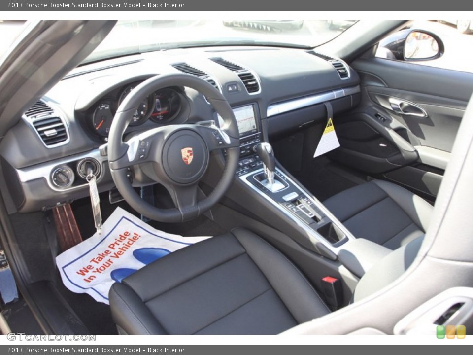 Black Interior Prime Interior for the 2013 Porsche Boxster  #78974335