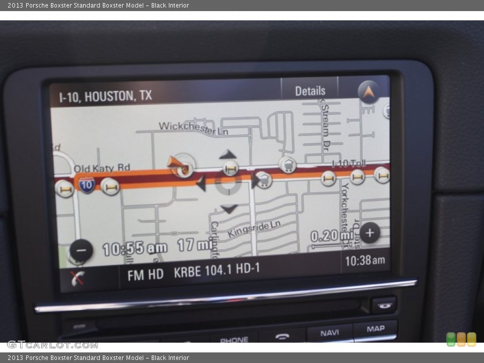 Black Interior Navigation for the 2013 Porsche Boxster  #78974388