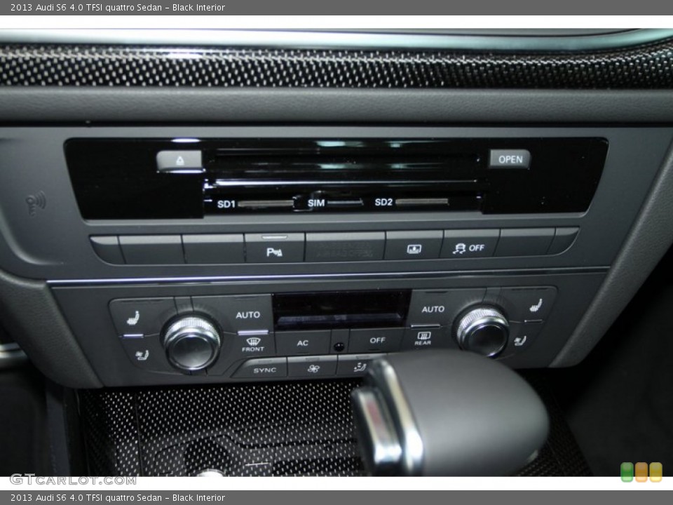 Black Interior Controls for the 2013 Audi S6 4.0 TFSI quattro Sedan #78974866