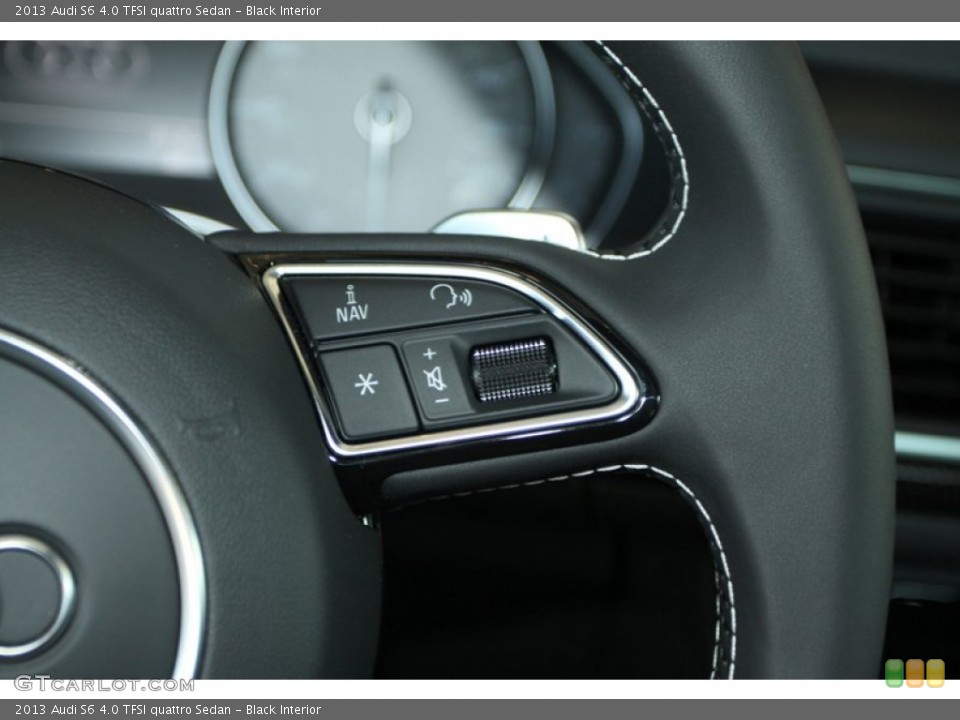 Black Interior Controls for the 2013 Audi S6 4.0 TFSI quattro Sedan #78974920
