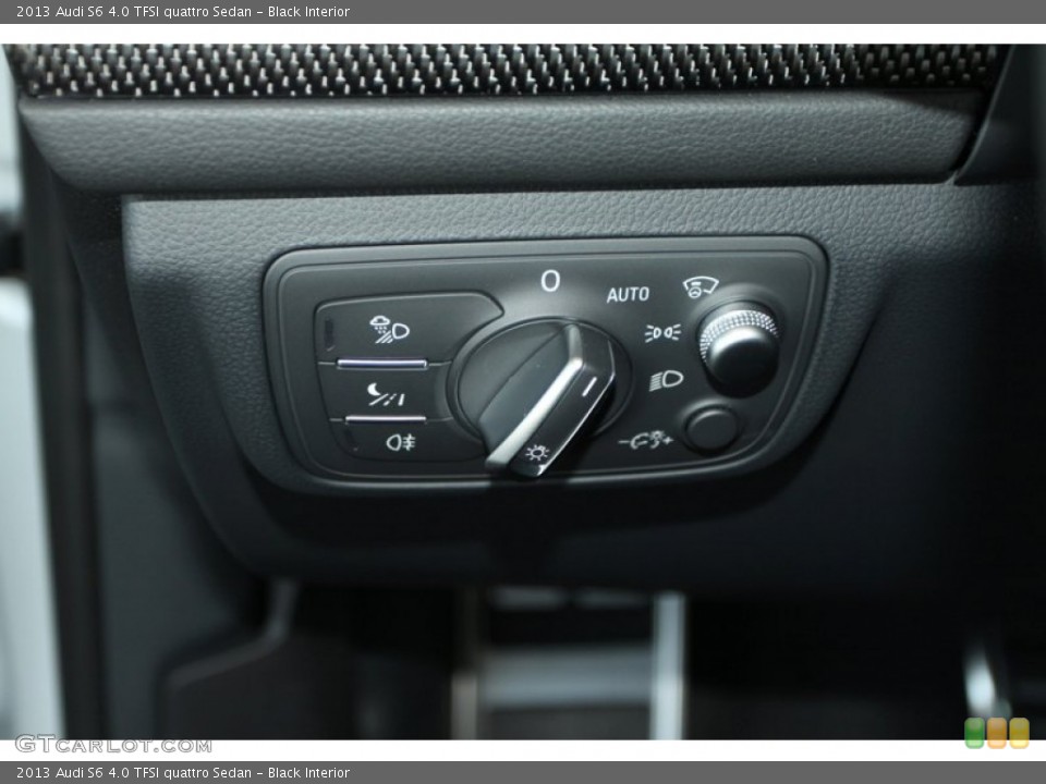 Black Interior Controls for the 2013 Audi S6 4.0 TFSI quattro Sedan #78974959