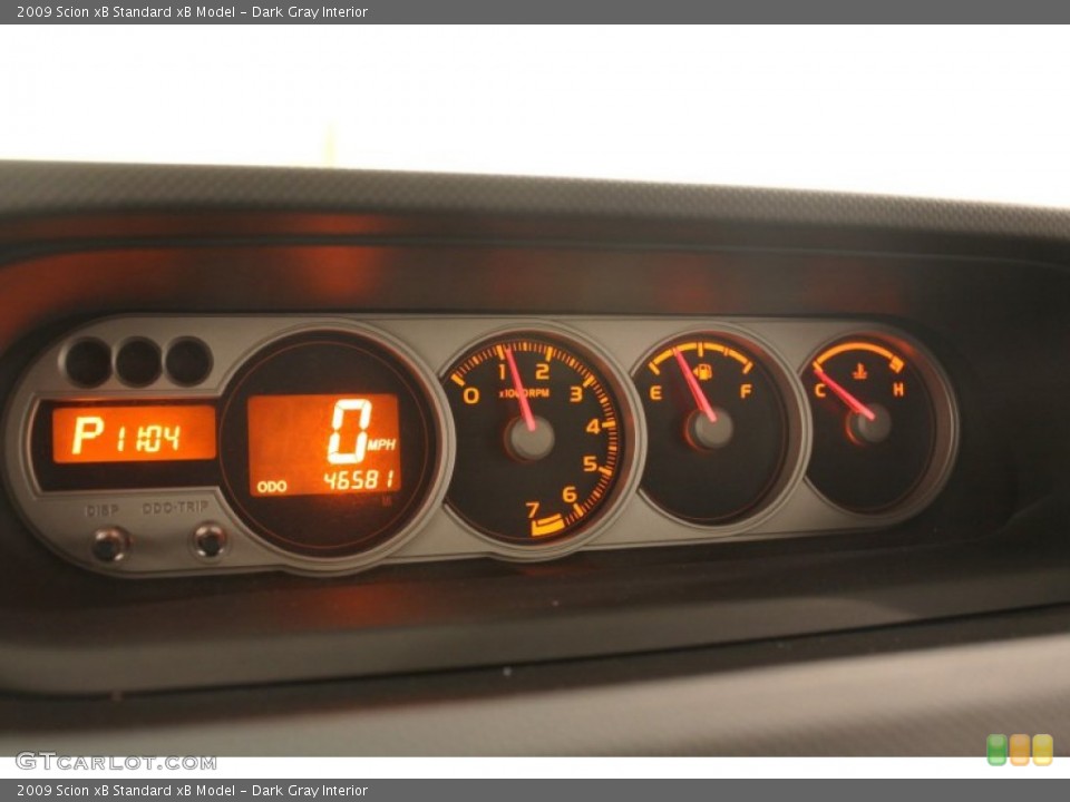 Dark Gray Interior Gauges for the 2009 Scion xB  #78976752