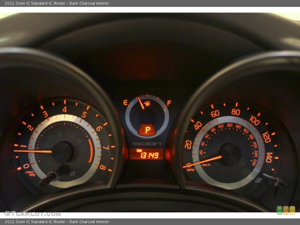 Dark Charcoal Interior Gauges for the 2012 Scion tC  #78977086