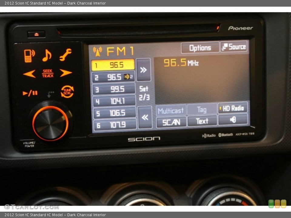 Dark Charcoal Interior Audio System for the 2012 Scion tC  #78977188