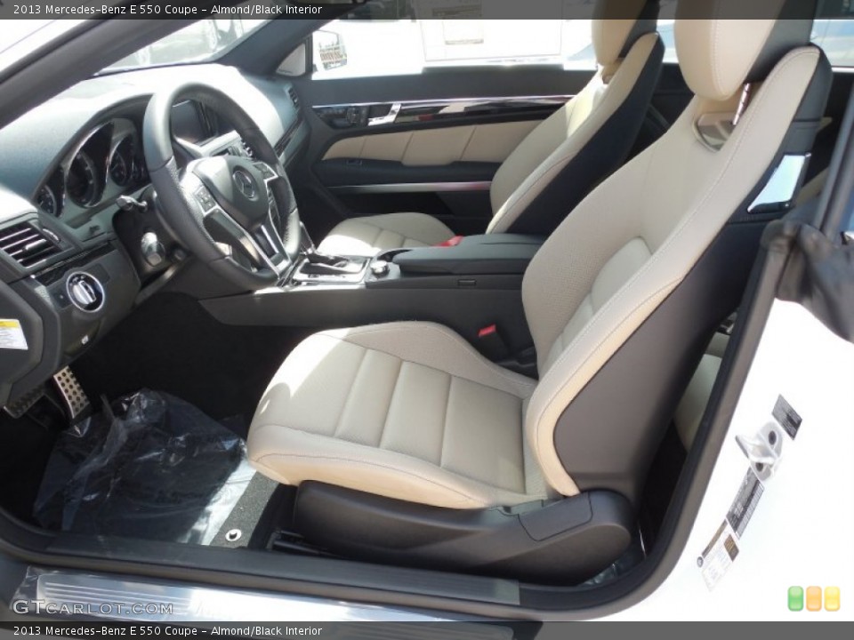 Almond/Black Interior Photo for the 2013 Mercedes-Benz E 550 Coupe #78977902