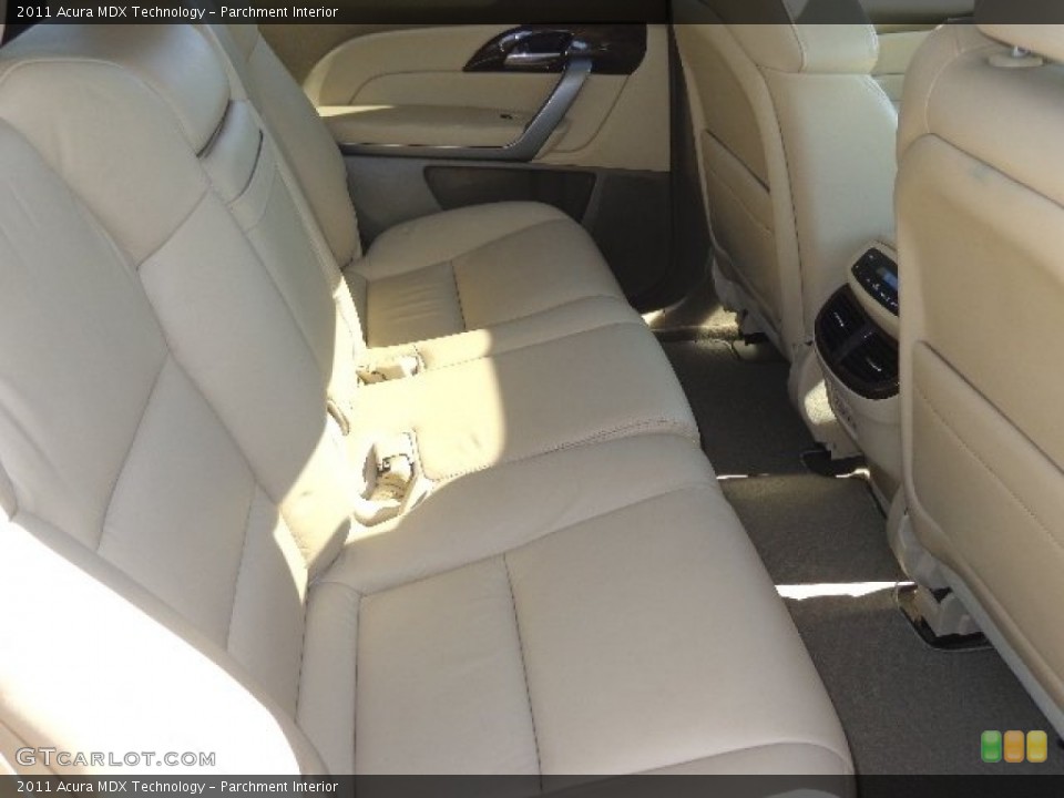 Parchment Interior Rear Seat for the 2011 Acura MDX Technology #78979213