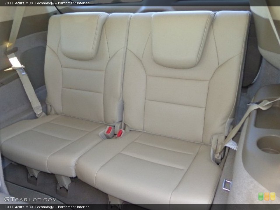 Parchment Interior Rear Seat for the 2011 Acura MDX Technology #78979234