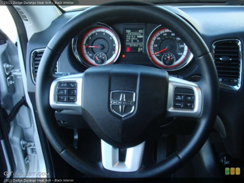 Black Interior Steering Wheel for the 2011 Dodge Durango Heat 4x4 #78980071