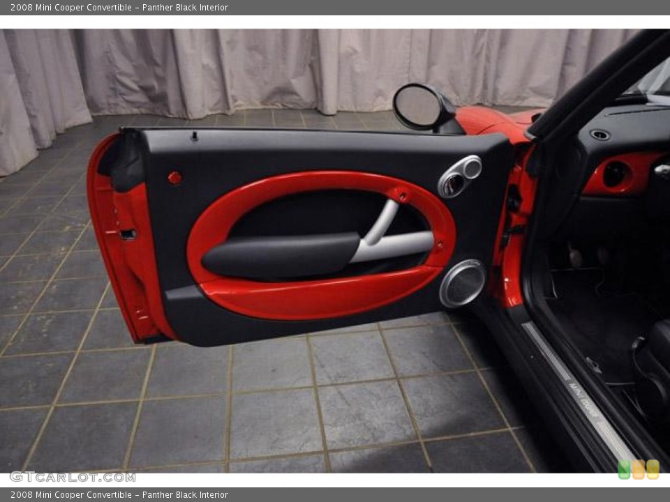 Panther Black Interior Door Panel for the 2008 Mini Cooper Convertible #78981521