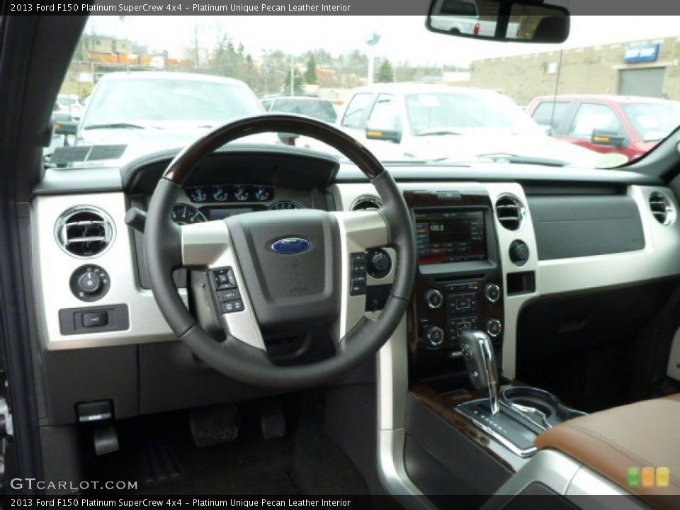Platinum Unique Pecan Leather Interior Dashboard for the 2013 Ford F150 Platinum SuperCrew 4x4 #78983566