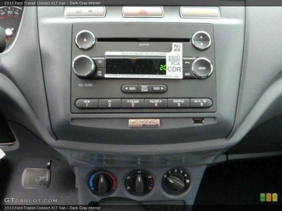 Dark Gray Interior Controls for the 2013 Ford Transit Connect XLT Van #78984313