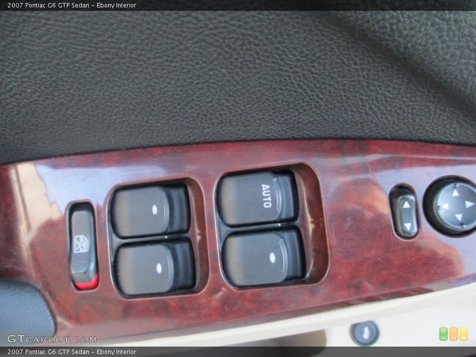 Ebony Interior Controls for the 2007 Pontiac G6 GTP Sedan #78992026