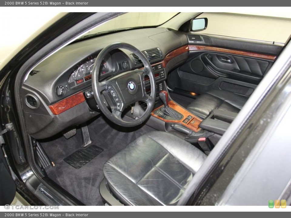 Black Interior Prime Interior for the 2000 BMW 5 Series 528i Wagon #78992236