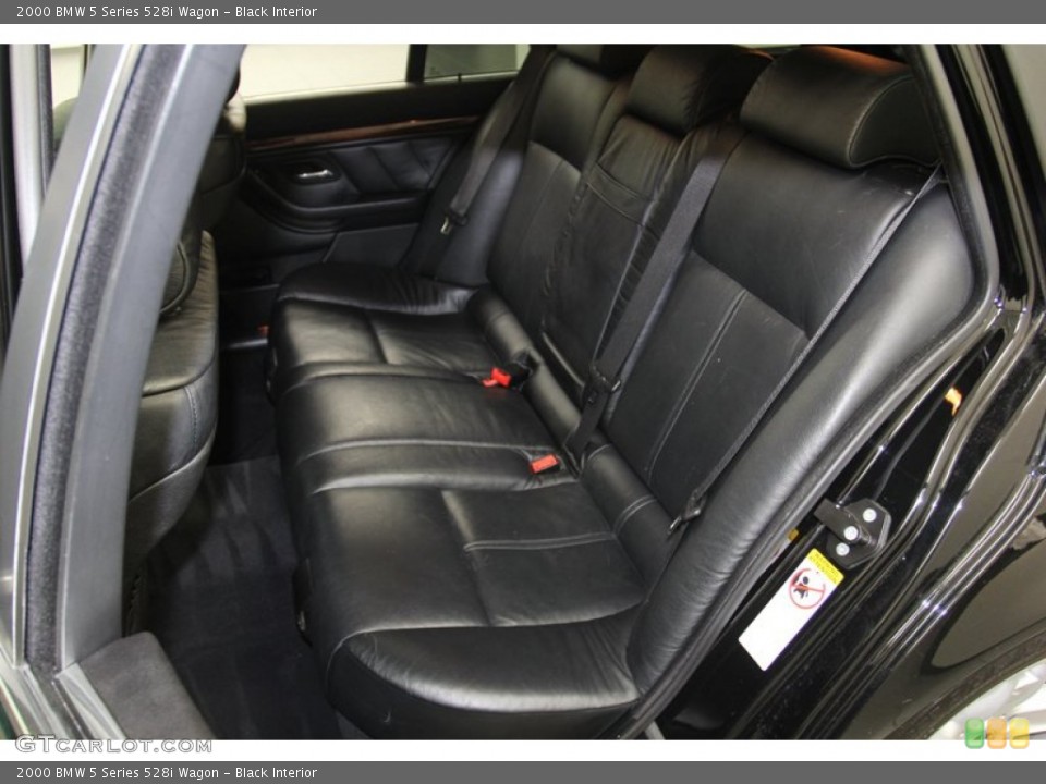 Black Interior Rear Seat for the 2000 BMW 5 Series 528i Wagon #78992240