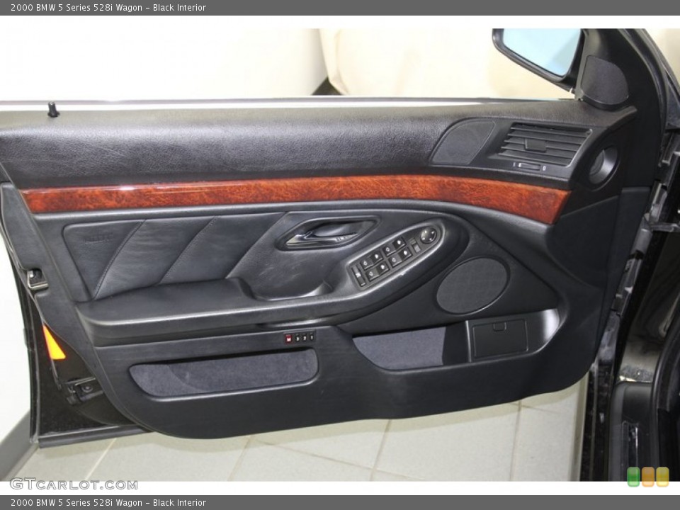 Black Interior Door Panel for the 2000 BMW 5 Series 528i Wagon #78992246