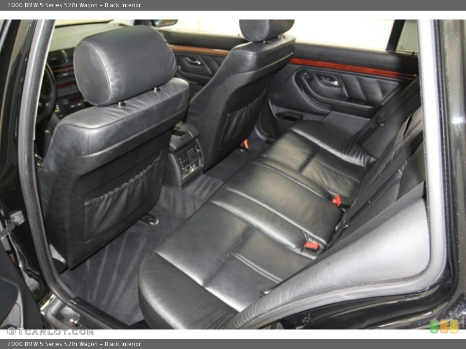 Black Interior Rear Seat for the 2000 BMW 5 Series 528i Wagon #78992308