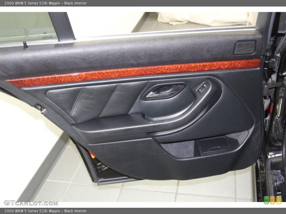 Black Interior Door Panel for the 2000 BMW 5 Series 528i Wagon #78992314