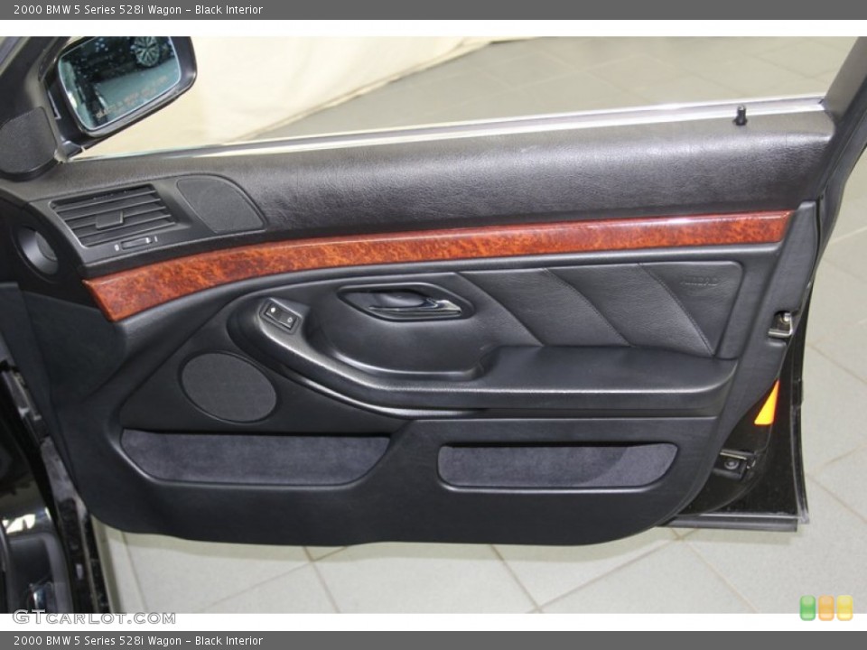 Black Interior Door Panel for the 2000 BMW 5 Series 528i Wagon #78992362