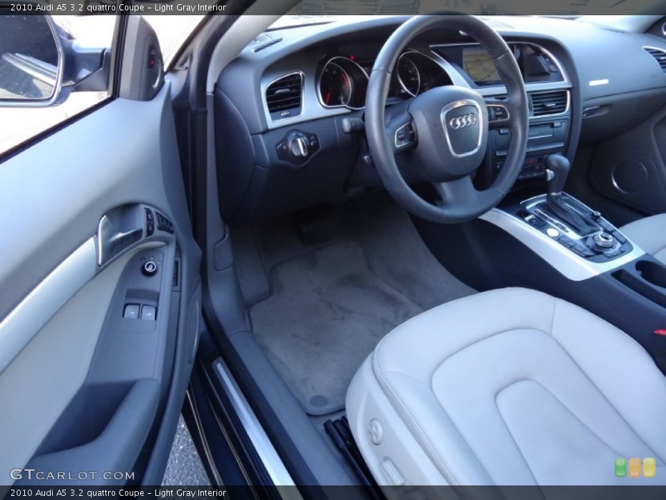 Light Gray Interior Dashboard for the 2010 Audi A5 3.2 quattro Coupe #78992878