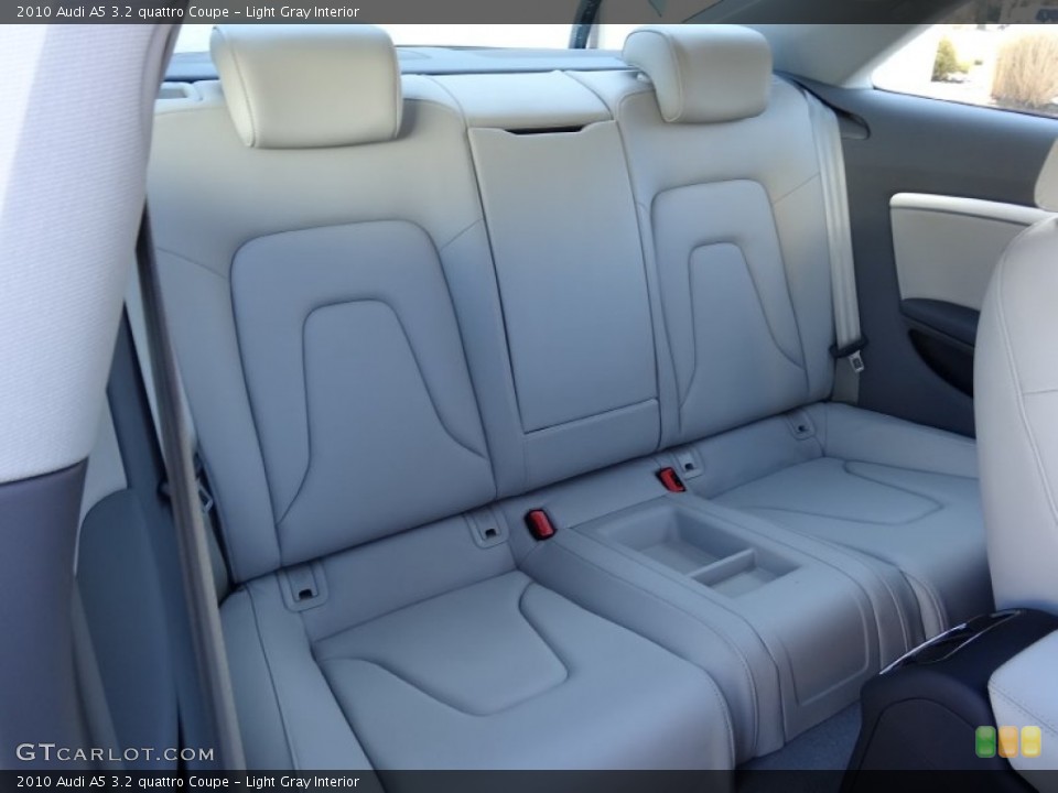 Light Gray Interior Rear Seat for the 2010 Audi A5 3.2 quattro Coupe #78992926