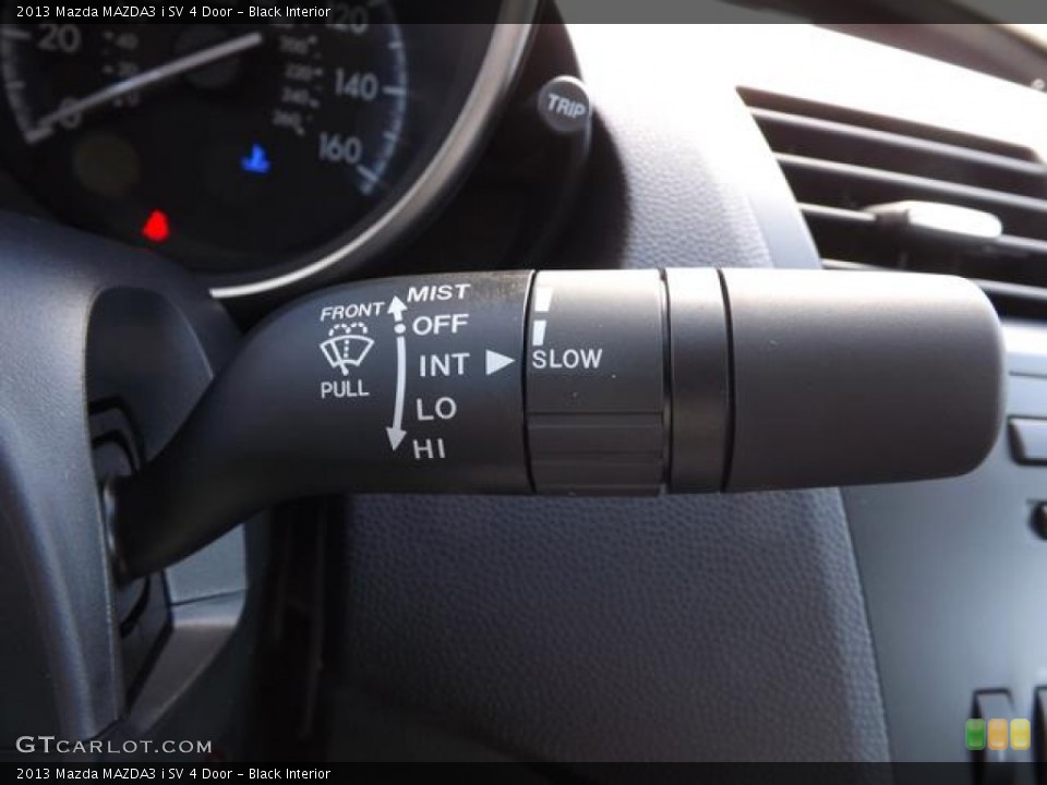 Black Interior Controls for the 2013 Mazda MAZDA3 i SV 4 Door #78994160