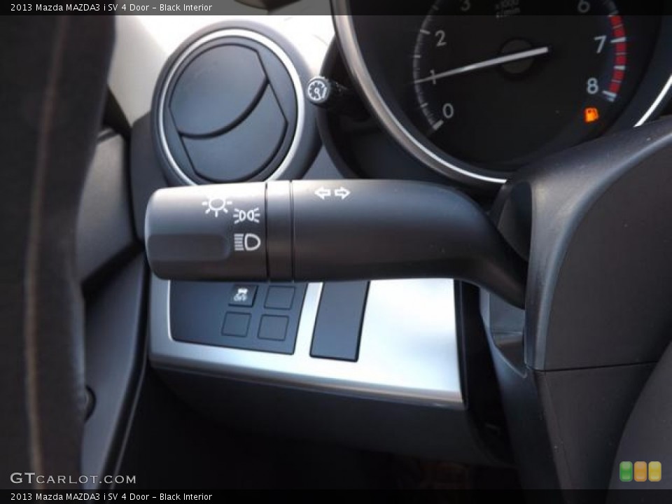 Black Interior Controls for the 2013 Mazda MAZDA3 i SV 4 Door #78994168