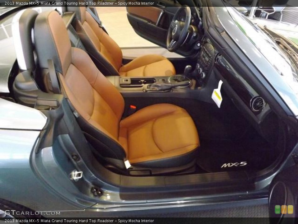 Spicy Mocha Interior Photo for the 2013 Mazda MX-5 Miata Grand Touring Hard Top Roadster #78994459