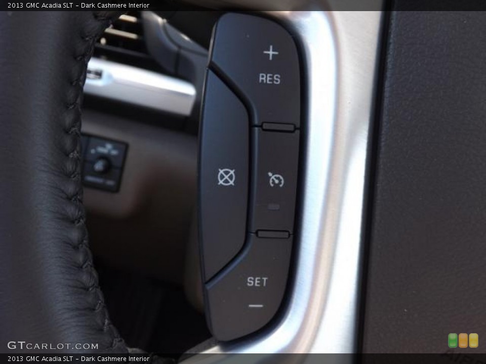 Dark Cashmere Interior Controls for the 2013 GMC Acadia SLT #78995372
