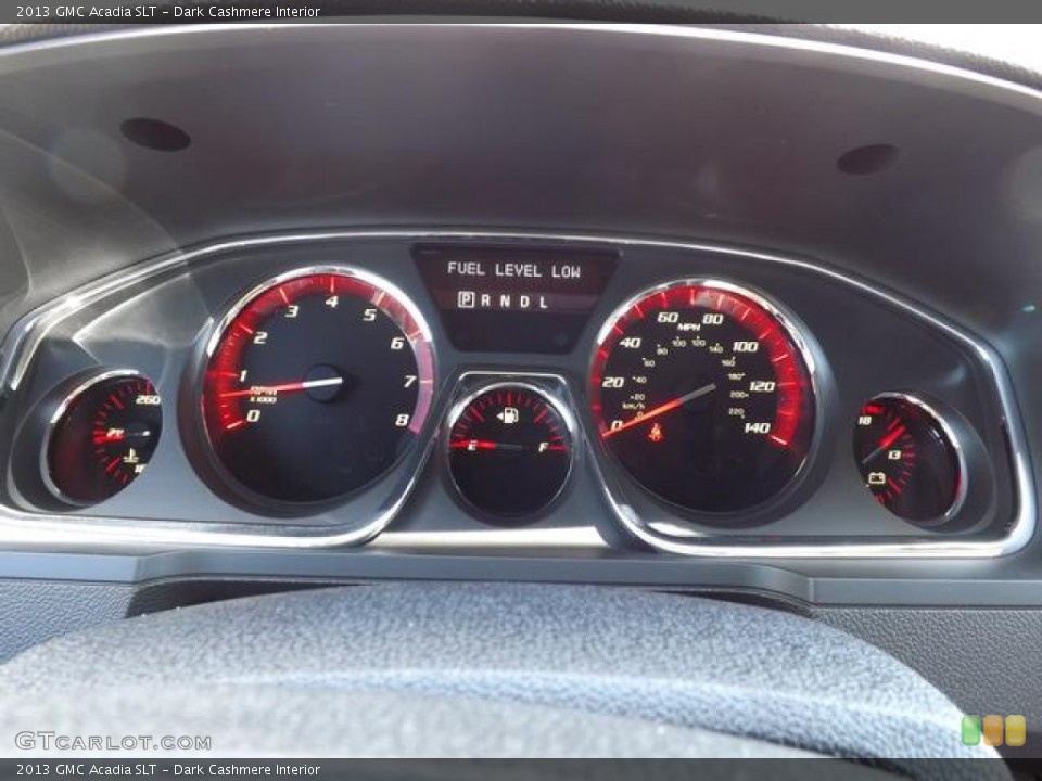 Dark Cashmere Interior Gauges for the 2013 GMC Acadia SLT #78995377