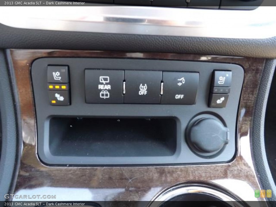 Dark Cashmere Interior Controls for the 2013 GMC Acadia SLT #78995384