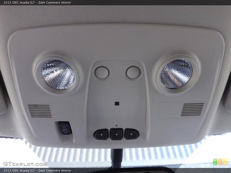 Dark Cashmere Interior Controls for the 2013 GMC Acadia SLT #78995395