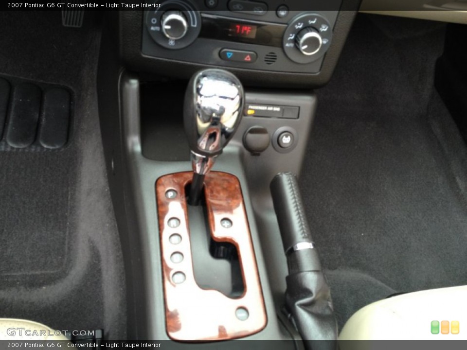 Light Taupe Interior Transmission for the 2007 Pontiac G6 GT Convertible #79000040