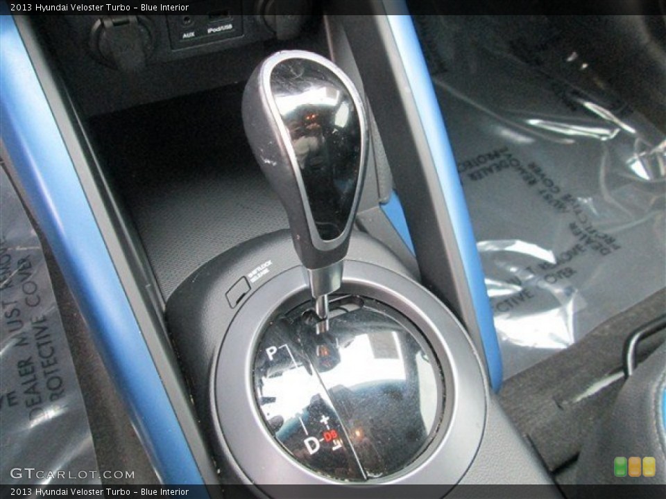 Blue Interior Transmission for the 2013 Hyundai Veloster Turbo #79001591