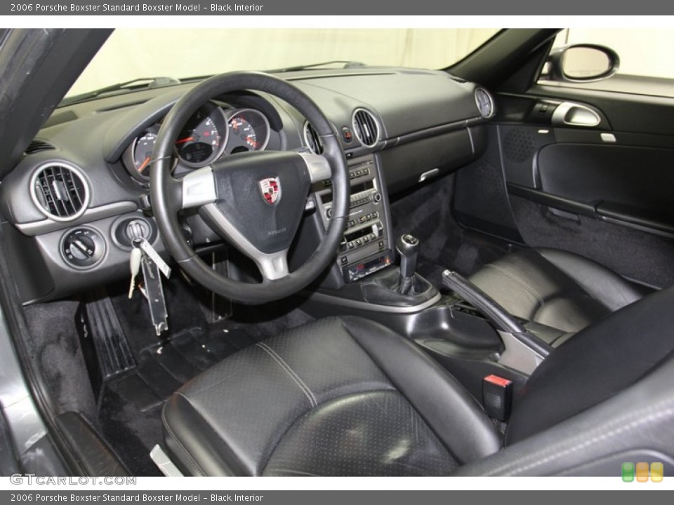 Black Interior Prime Interior for the 2006 Porsche Boxster  #79004014