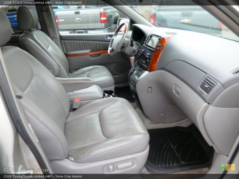 Stone Gray Interior Photo for the 2006 Toyota Sienna Limited AWD #79007023
