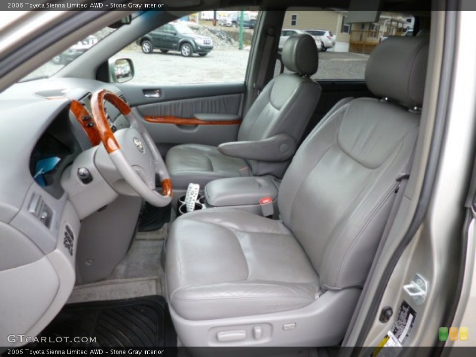 Stone Gray Interior Photo for the 2006 Toyota Sienna Limited AWD #79007093