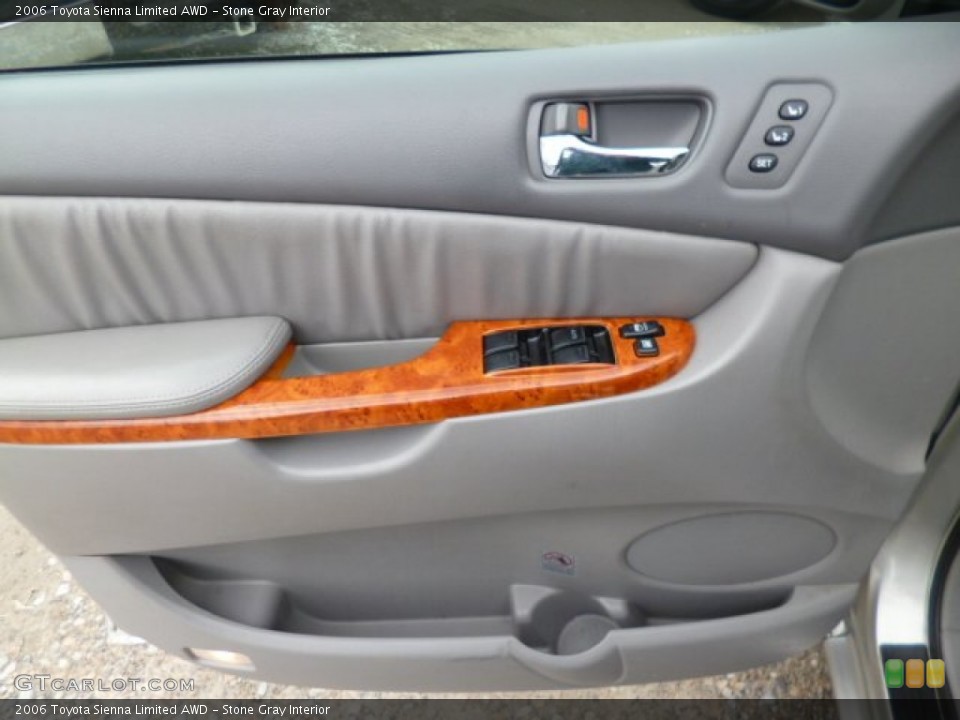 Stone Gray Interior Door Panel for the 2006 Toyota Sienna Limited AWD #79007131