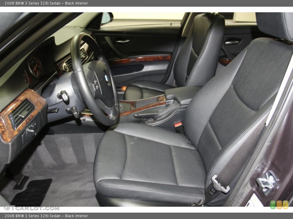 Black Interior Photo for the 2008 BMW 3 Series 328i Sedan #79007434