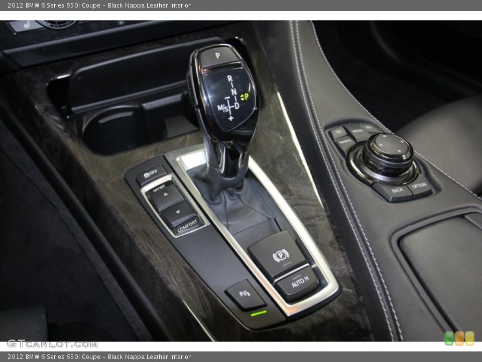 Black Nappa Leather Interior Transmission for the 2012 BMW 6 Series 650i Coupe #79009681