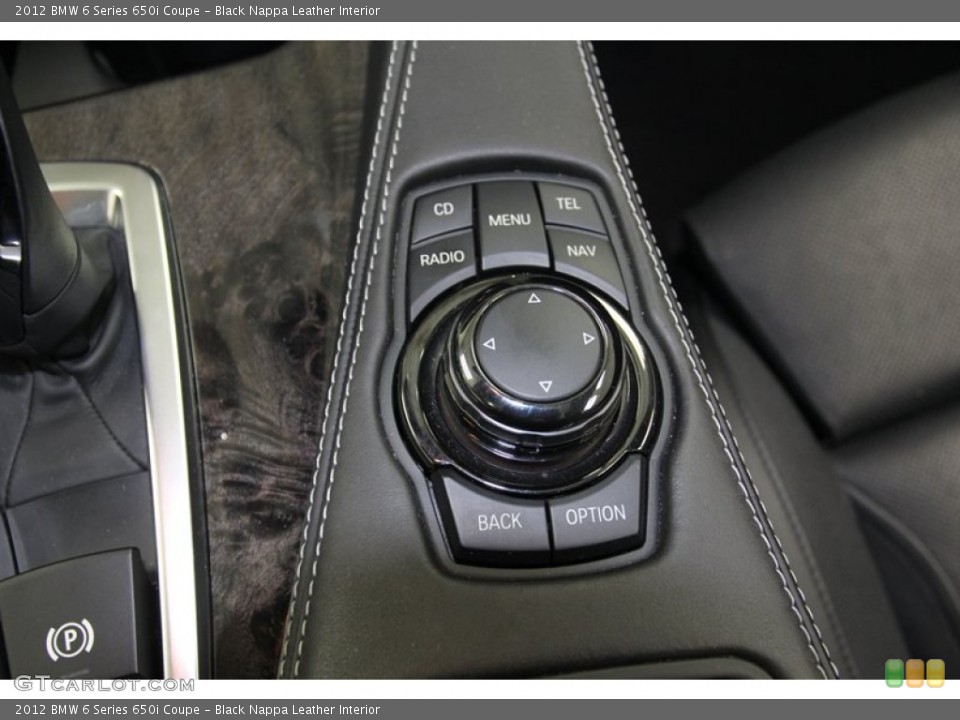 Black Nappa Leather Interior Controls for the 2012 BMW 6 Series 650i Coupe #79009699