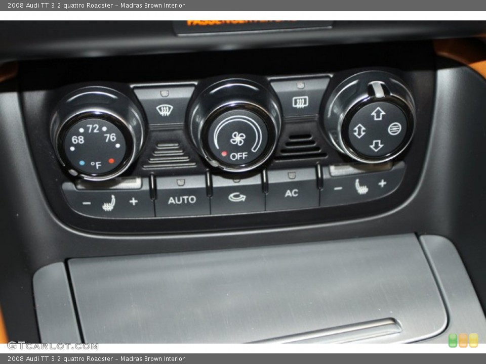 Madras Brown Interior Controls for the 2008 Audi TT 3.2 quattro Roadster #79010395