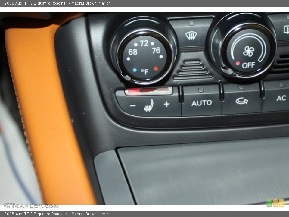 Madras Brown Interior Controls for the 2008 Audi TT 3.2 quattro Roadster #79010416